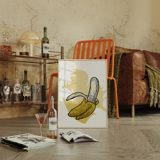 Banana Sketches Its Morning Story