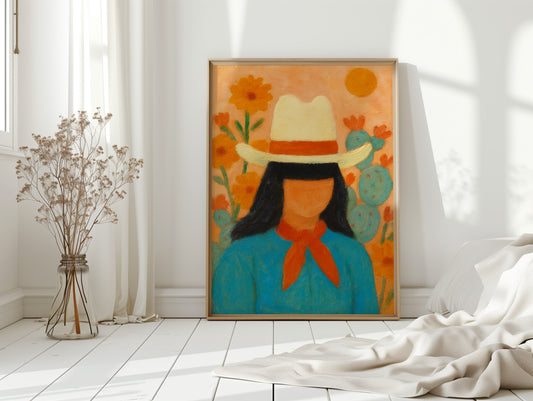 Cowgirl in Bloom