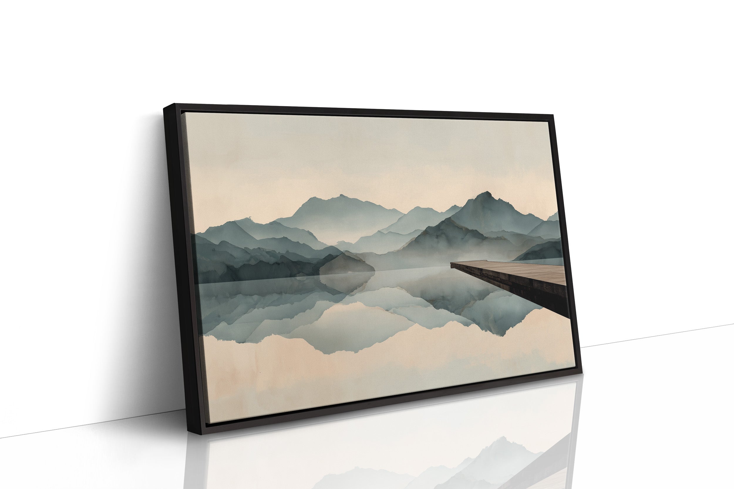 Mountain Reflections Across Still Waters