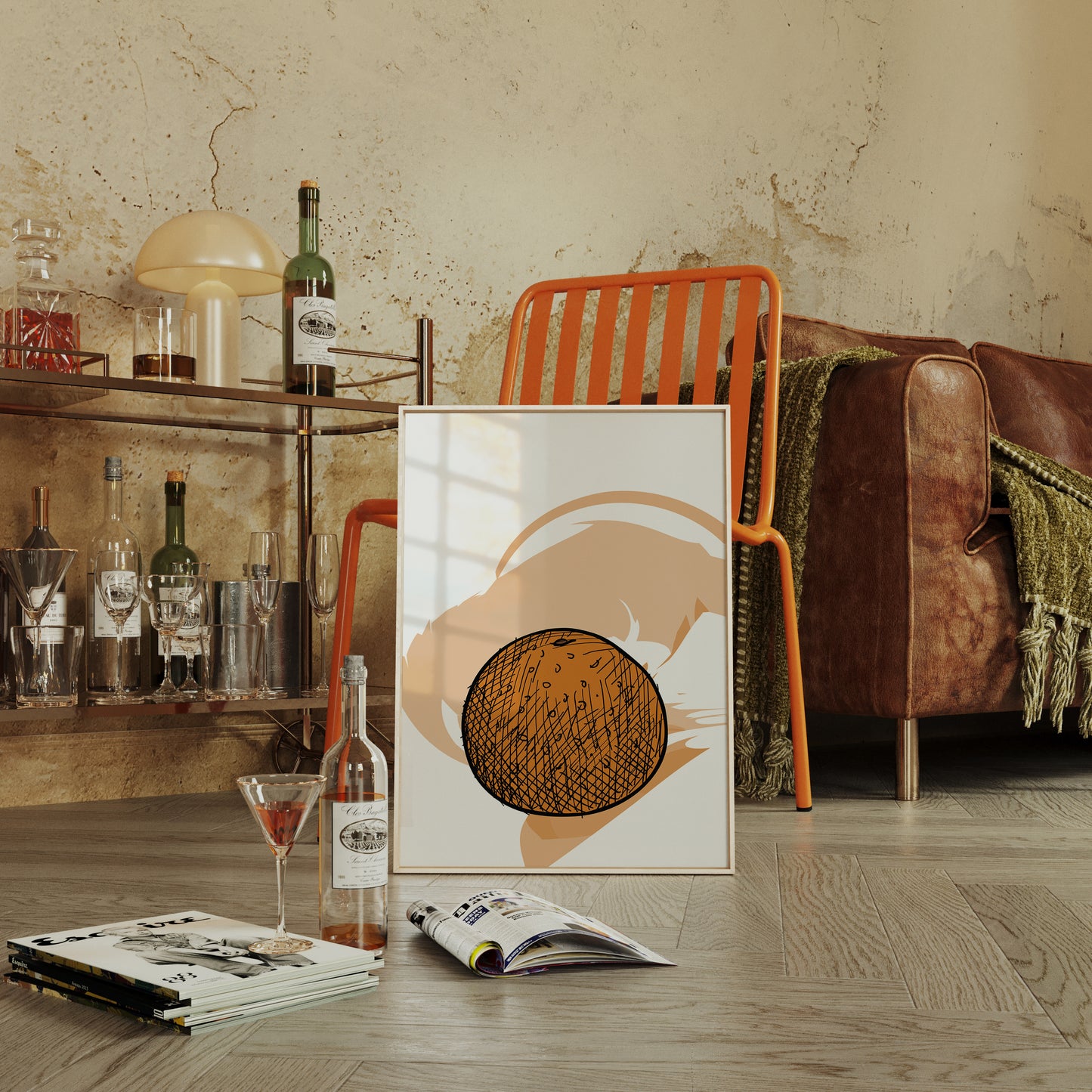 Orange Moon Sketches Her Story