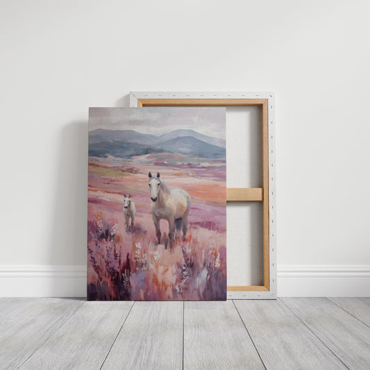 Wild Lavender Calls The Horses Home