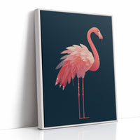 Flamingo Draped in Starlight