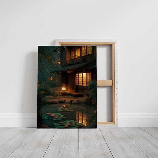 Lotus Dreams In Twilight Garden