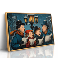 Carolers Hitting the High Note, Barely