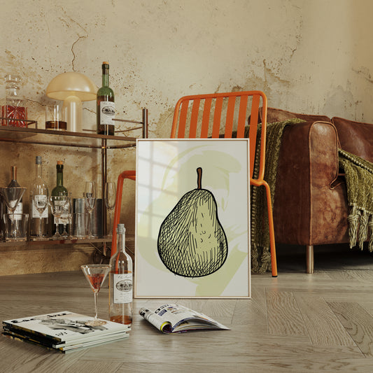 Simple Pear Sketches Autumn Memories