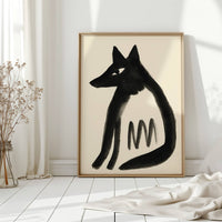 Midnight Fox Speaks Ancient Signs