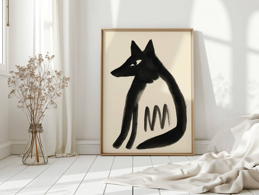 Midnight Fox Speaks Ancient Signs