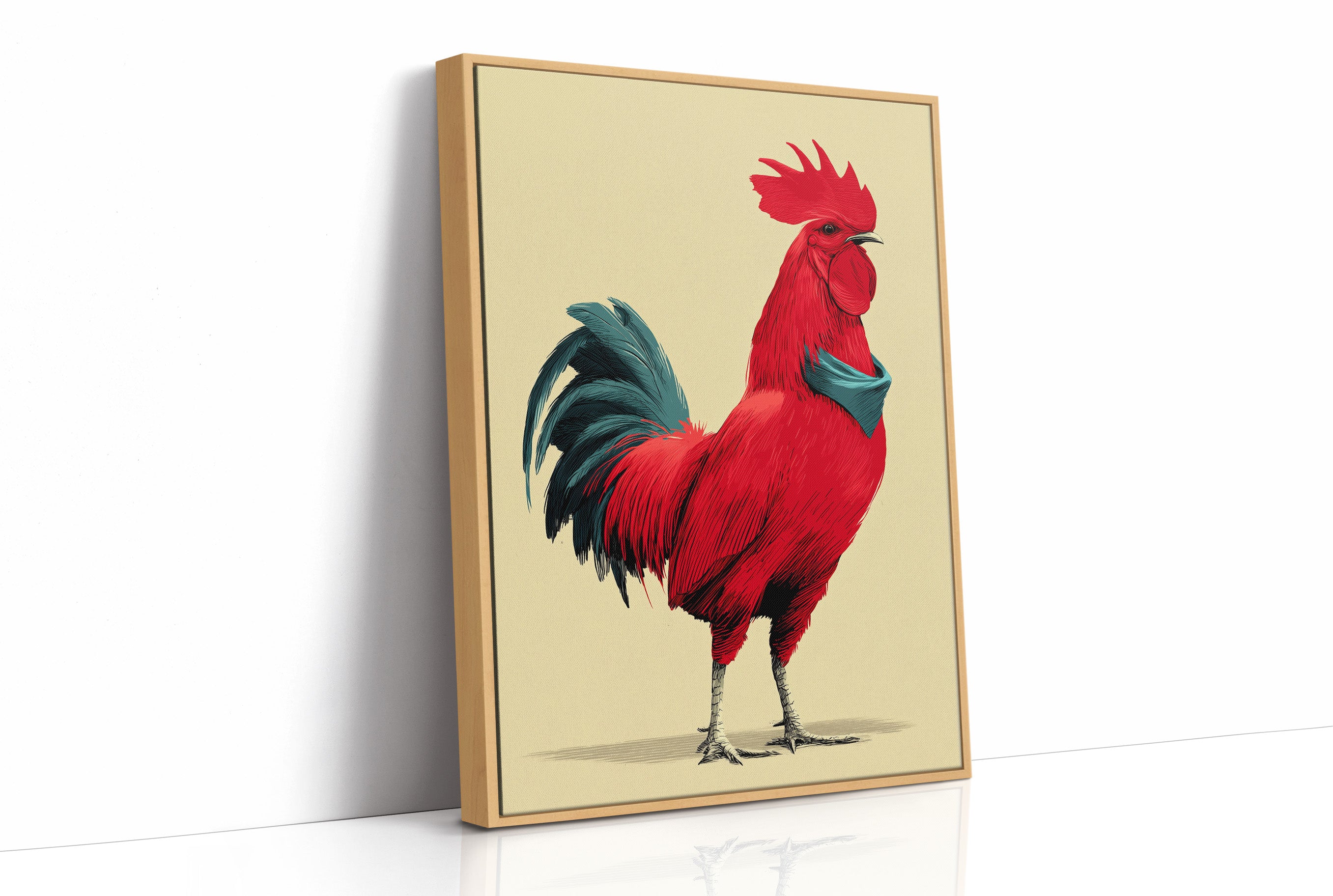 Scarlet Rooster Stance