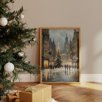 Snow Falls On Cathedral Square