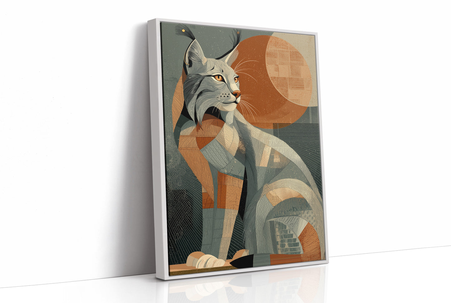 Lynx Beneath a Copper Moon