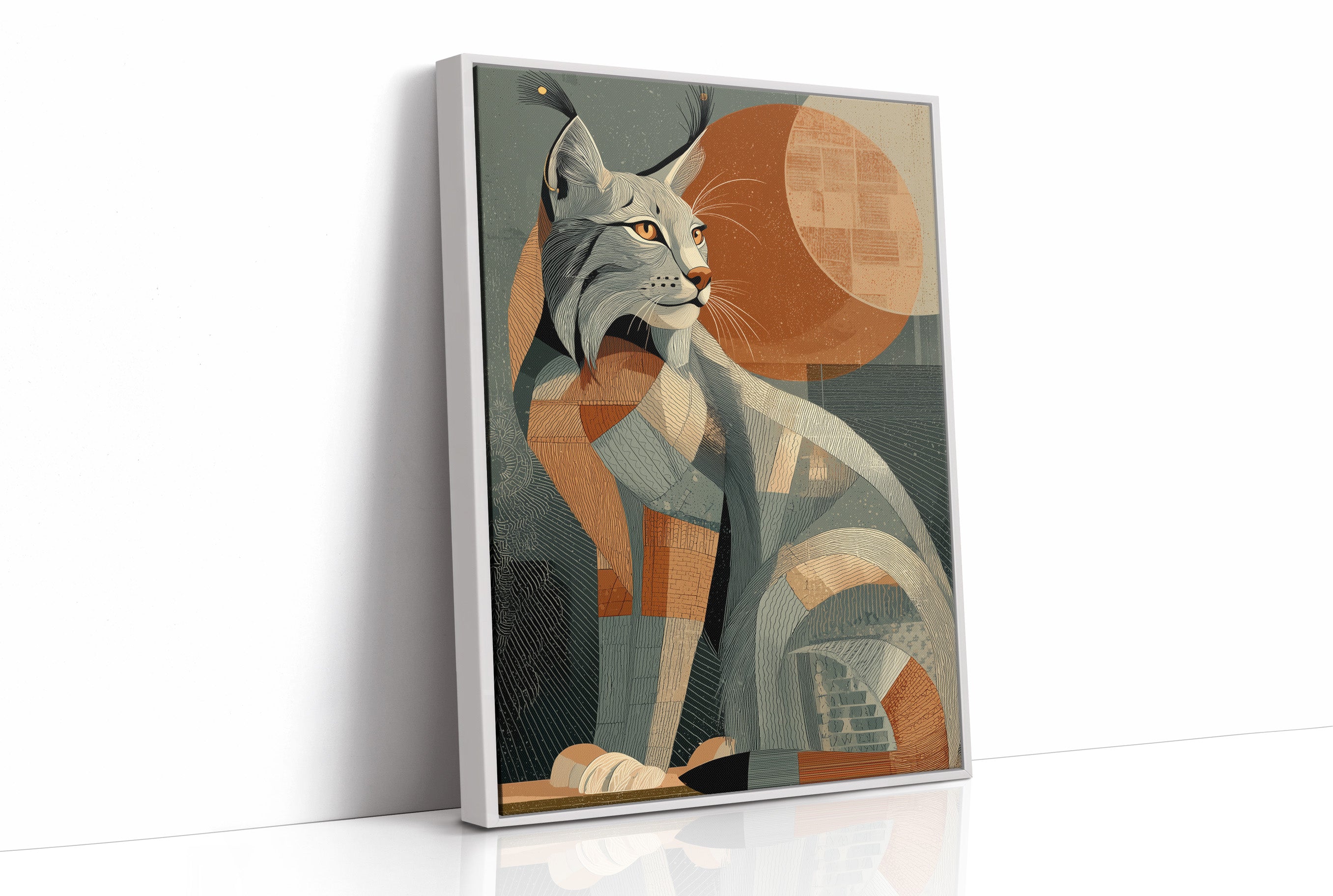 Lynx Beneath a Copper Moon