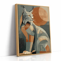 Lynx Beneath a Copper Moon