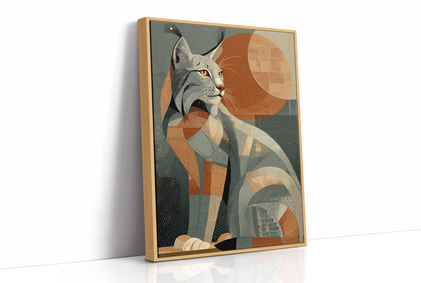 Lynx Beneath a Copper Moon