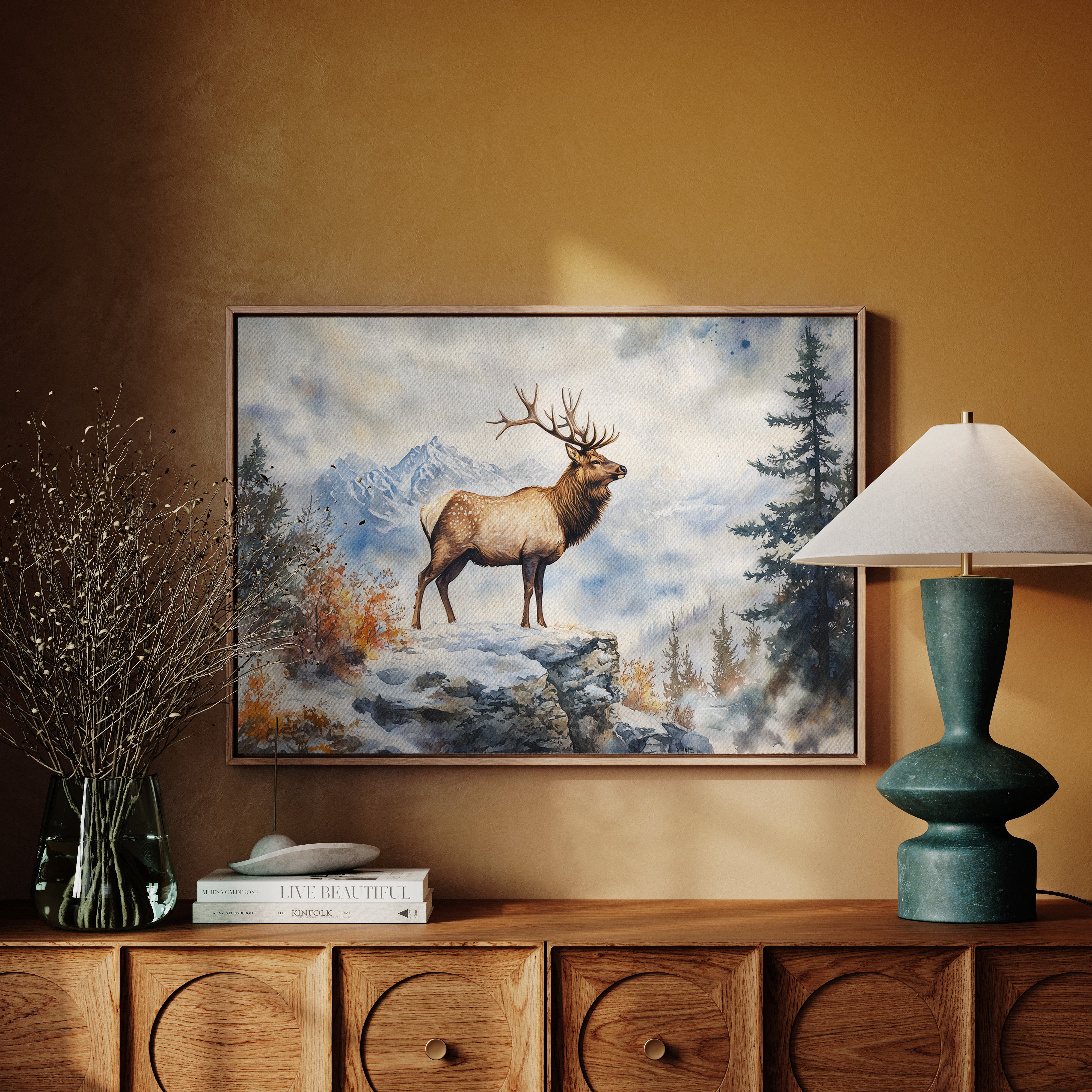 Winter Majesty Claims Mountain Peak