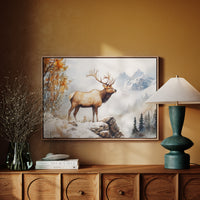 Autumn Snow Crowns Mountain King