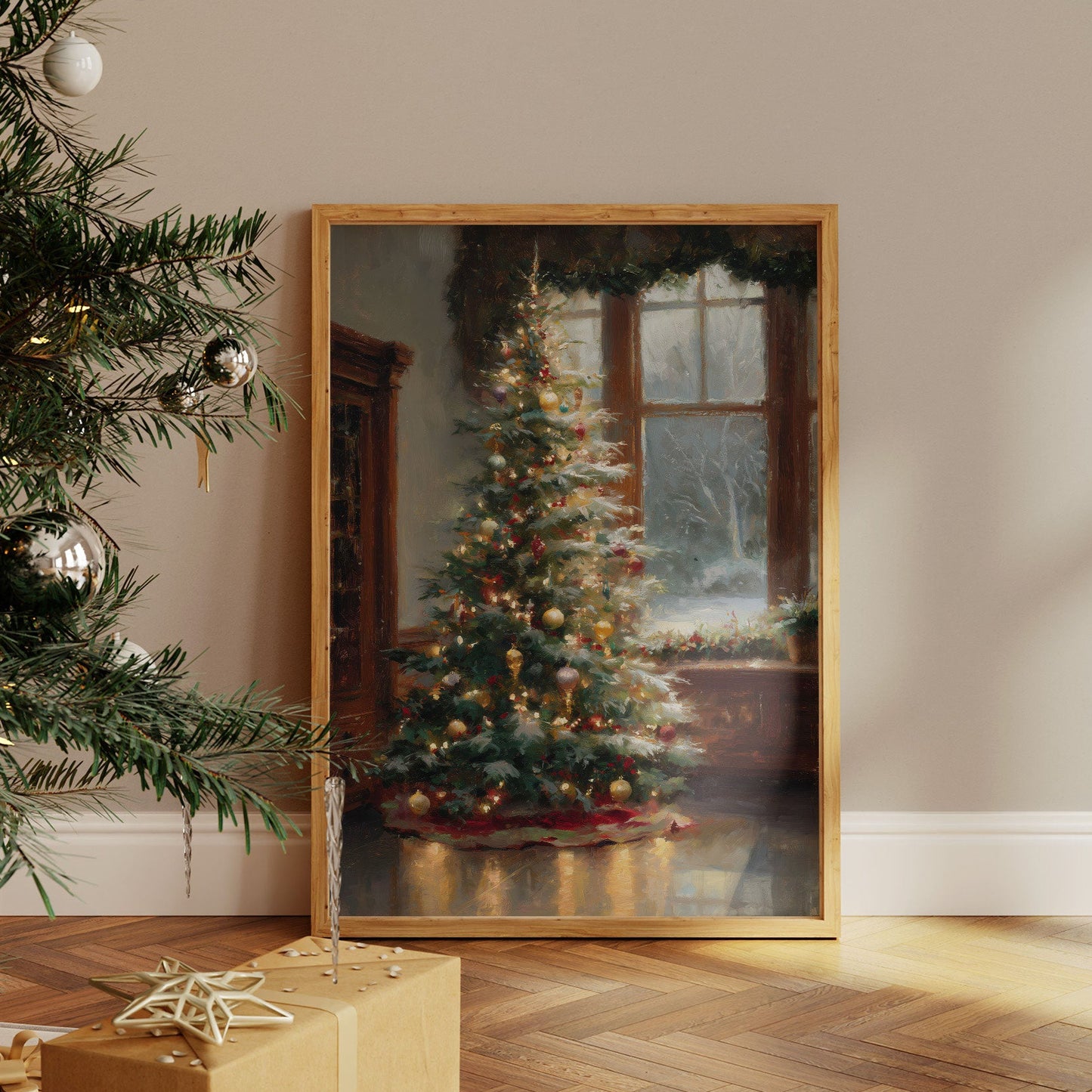 December Stories Through Window Light