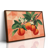 Citrus Blossoms Dance In Coral