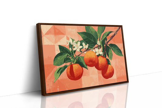 Citrus Blossoms Dance In Coral