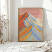 Morning Light Paints Mountain Ribbons