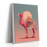 Pink Camel at Sunset