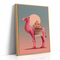 Pink Camel at Sunset