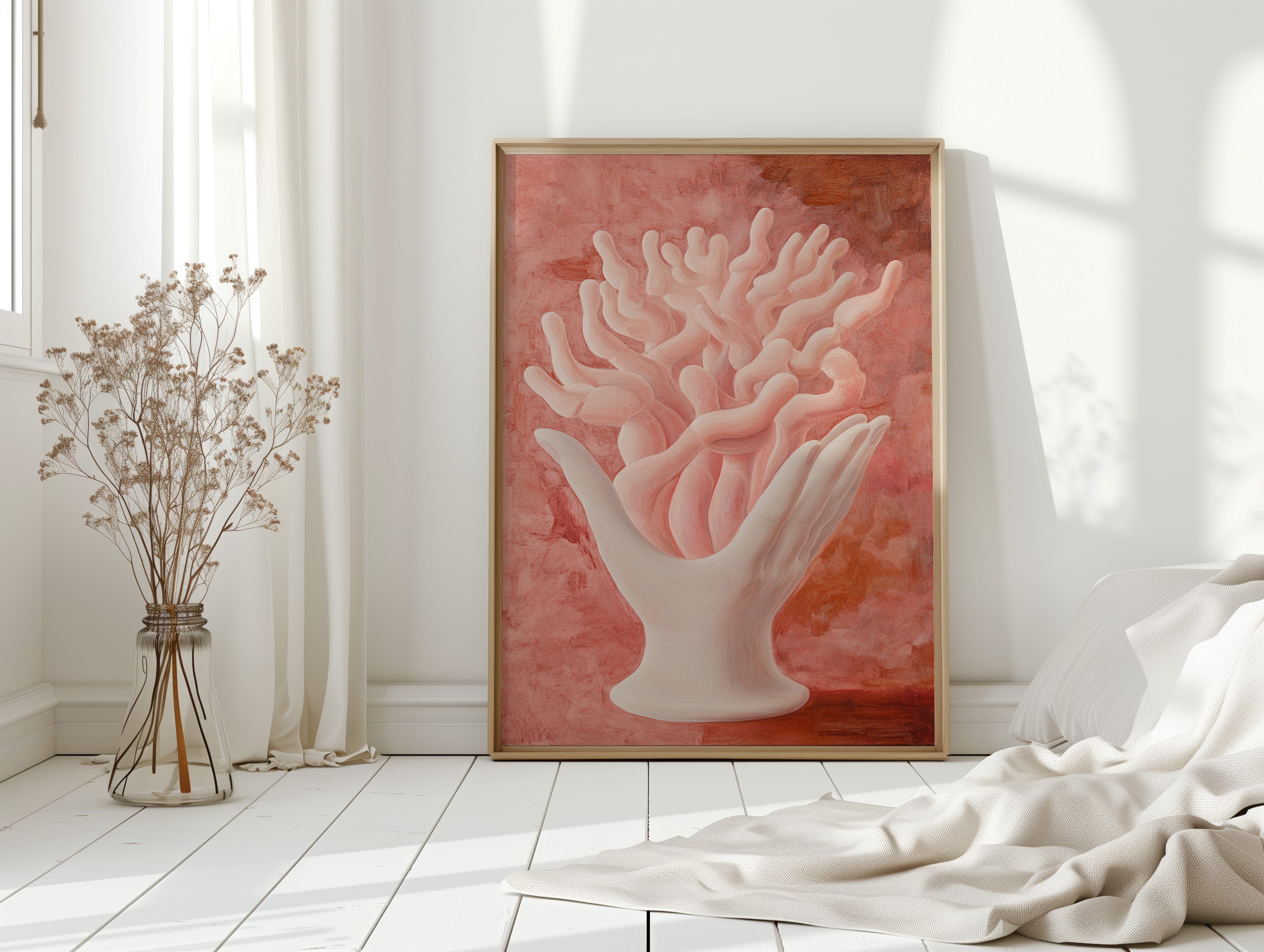 Coral Dreams In Porcelain Light