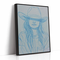 Blue Lines Paint Prairie Stories