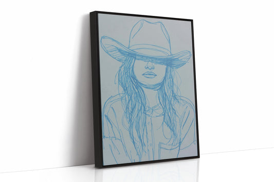 Blue Lines Paint Prairie Stories