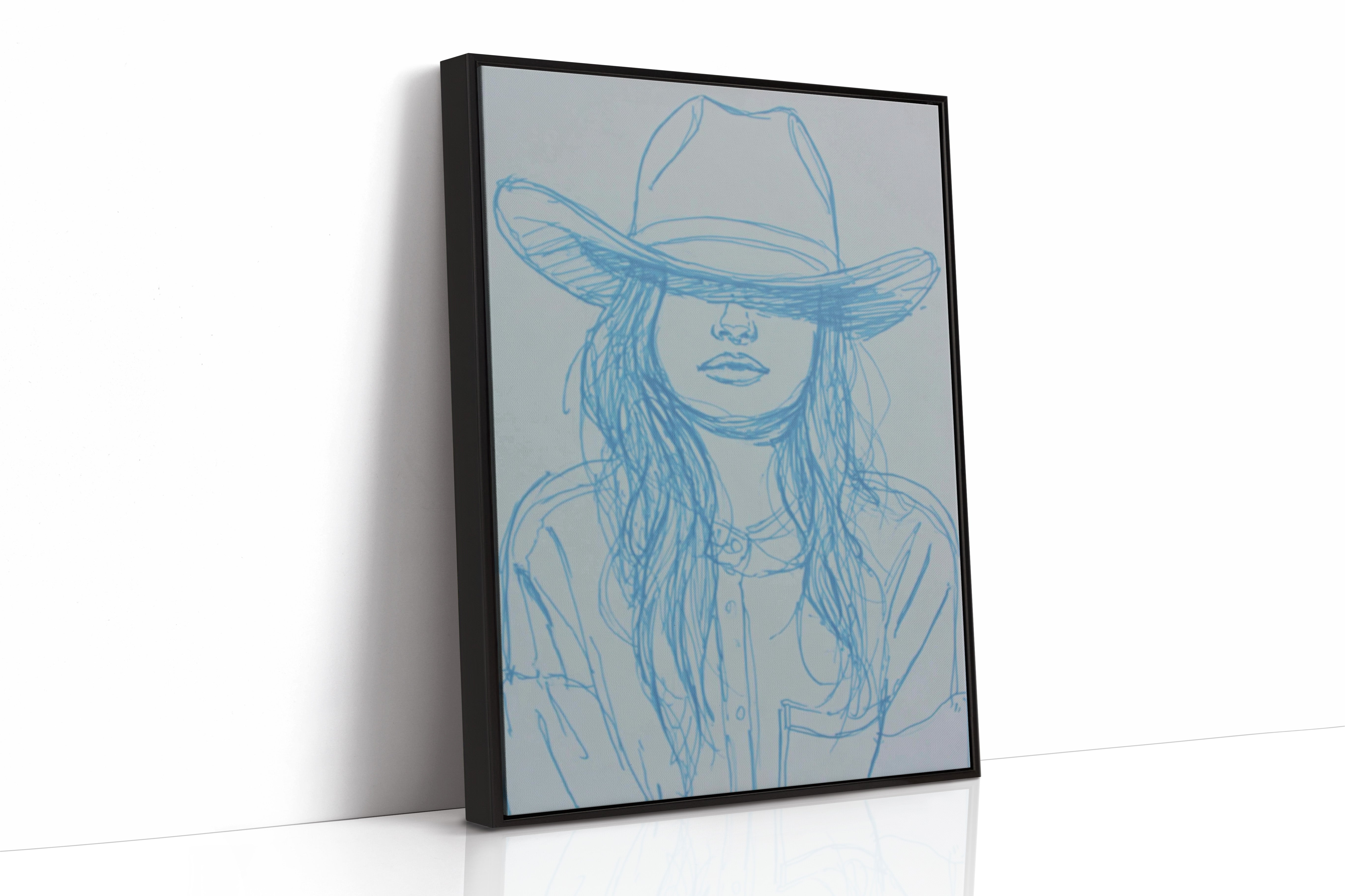 Blue Lines Paint Prairie Stories