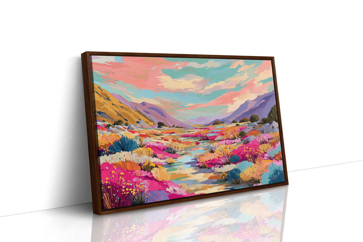 Desert Stream Paints Wild Gardens