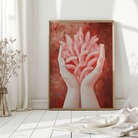 Tender Petals Rise From Open Palms