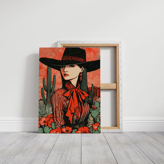 Scarlet Ribbons Dance Through Cactus Gardens