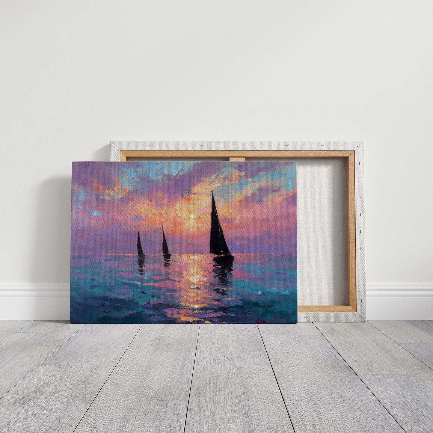Three Sails Into the Gloaming