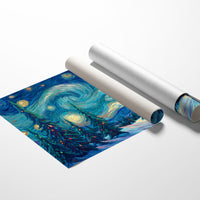 Starlit Pines Dance Through Time