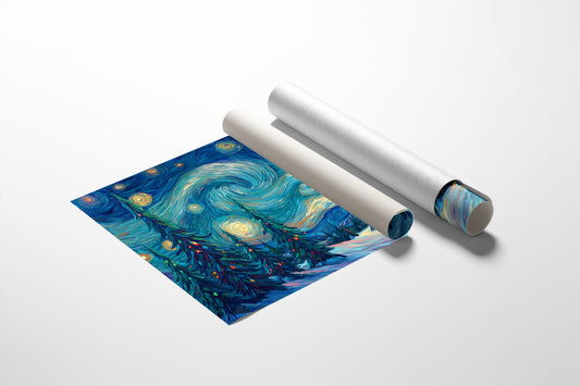 Starlit Pines Dance Through Time