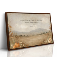 Scripture Rests Among Autumn Fields