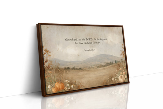 Scripture Rests Among Autumn Fields