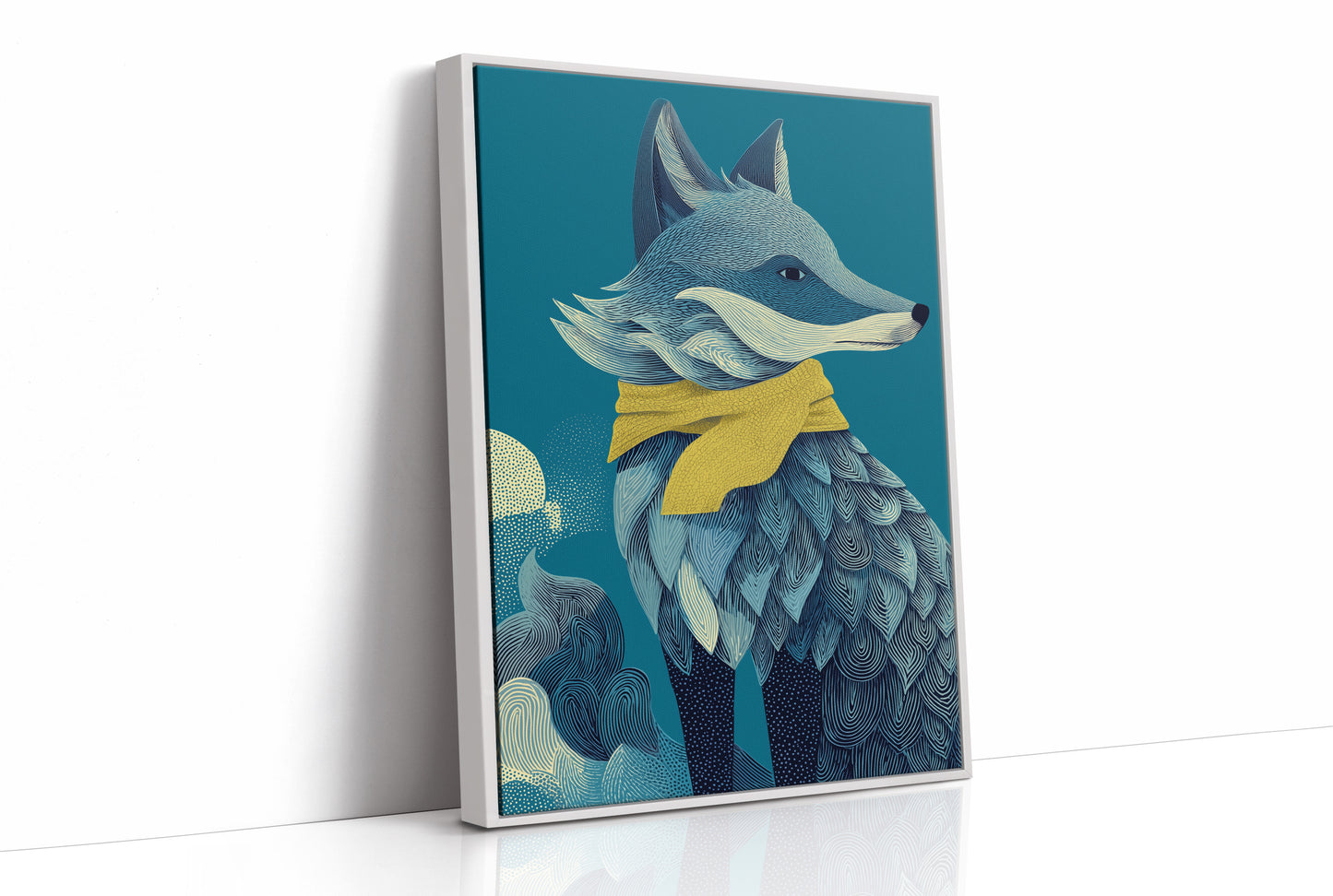 Fox Wrapped in Moonlight