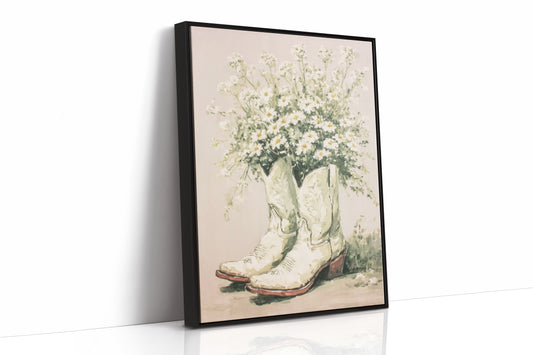 Boots Blooming With Life