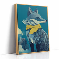 Fox Wrapped in Moonlight