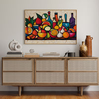 Citrus Symphony On Kitchen Counter