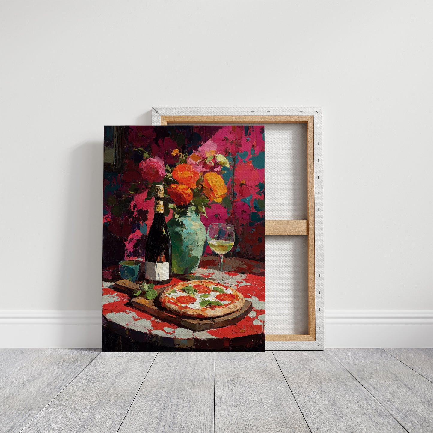 Pizza and Peonies