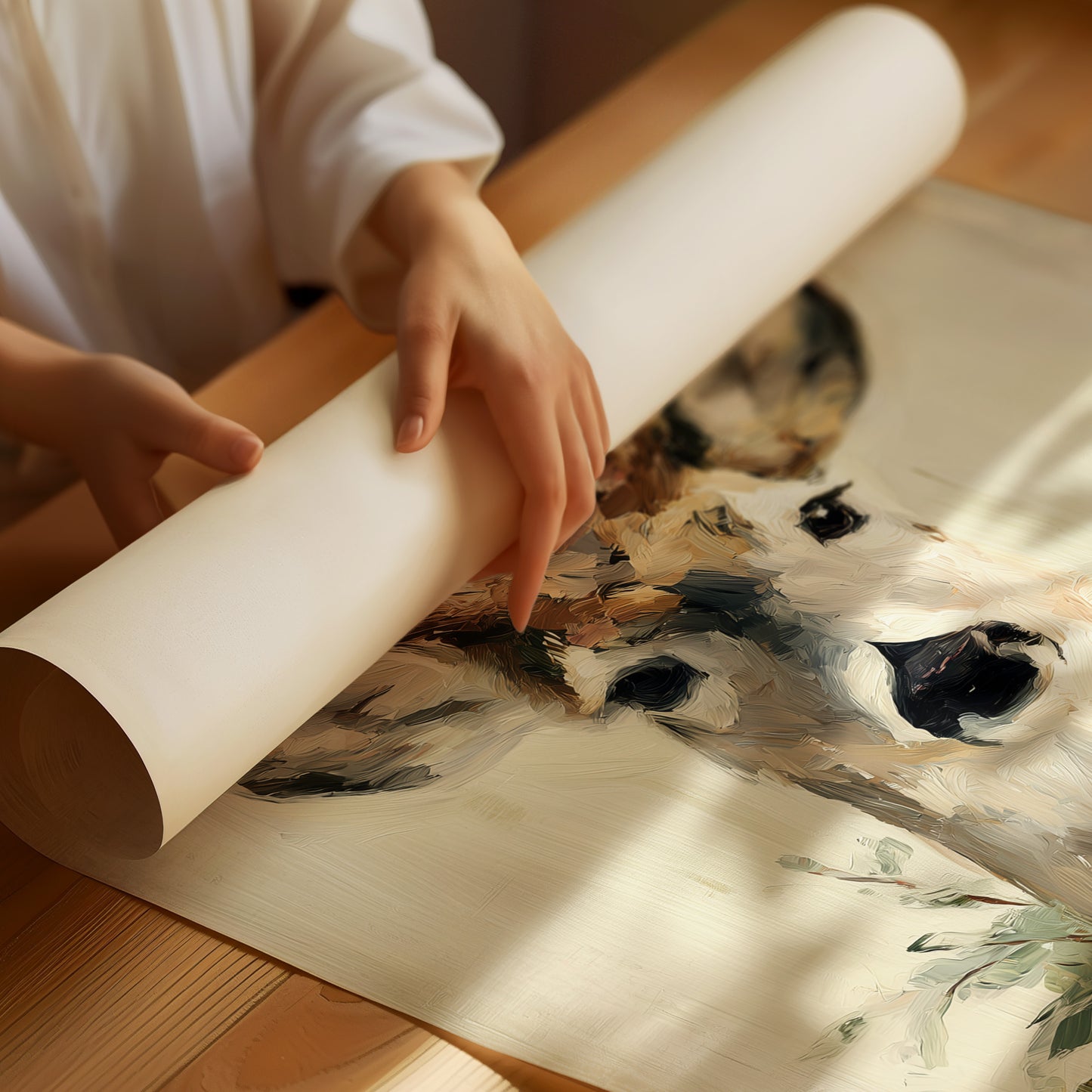 Woodland Nobility in Brushstrokes
