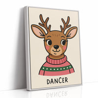 Cozy Reindeer In Holiday Sweater