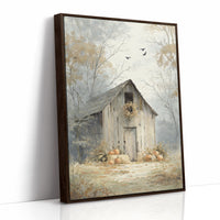 The Barn Remembers October Mornings