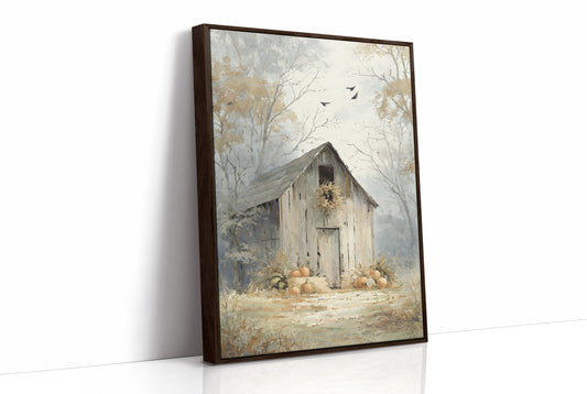 The Barn Remembers October Mornings