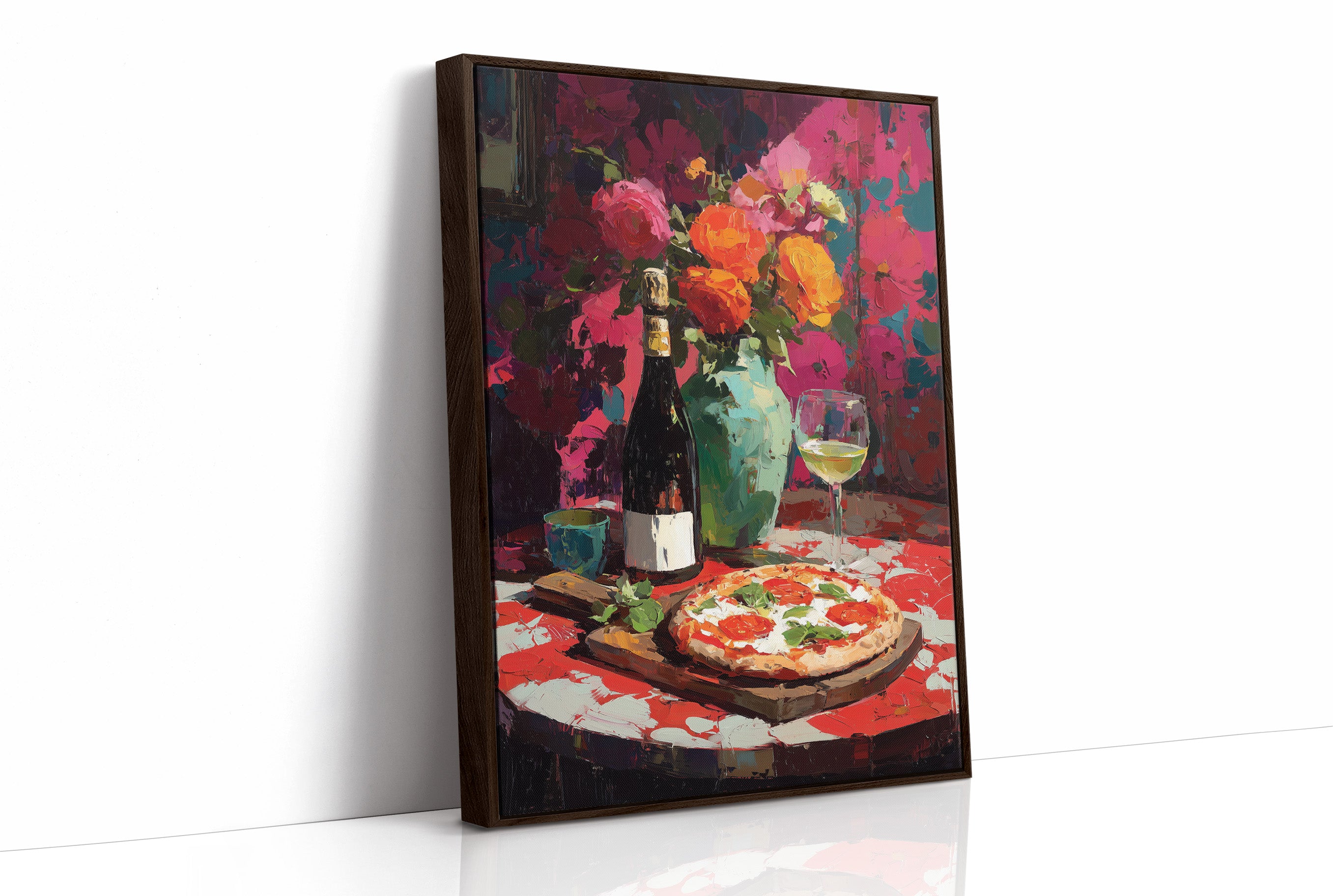 Pizza and Peonies