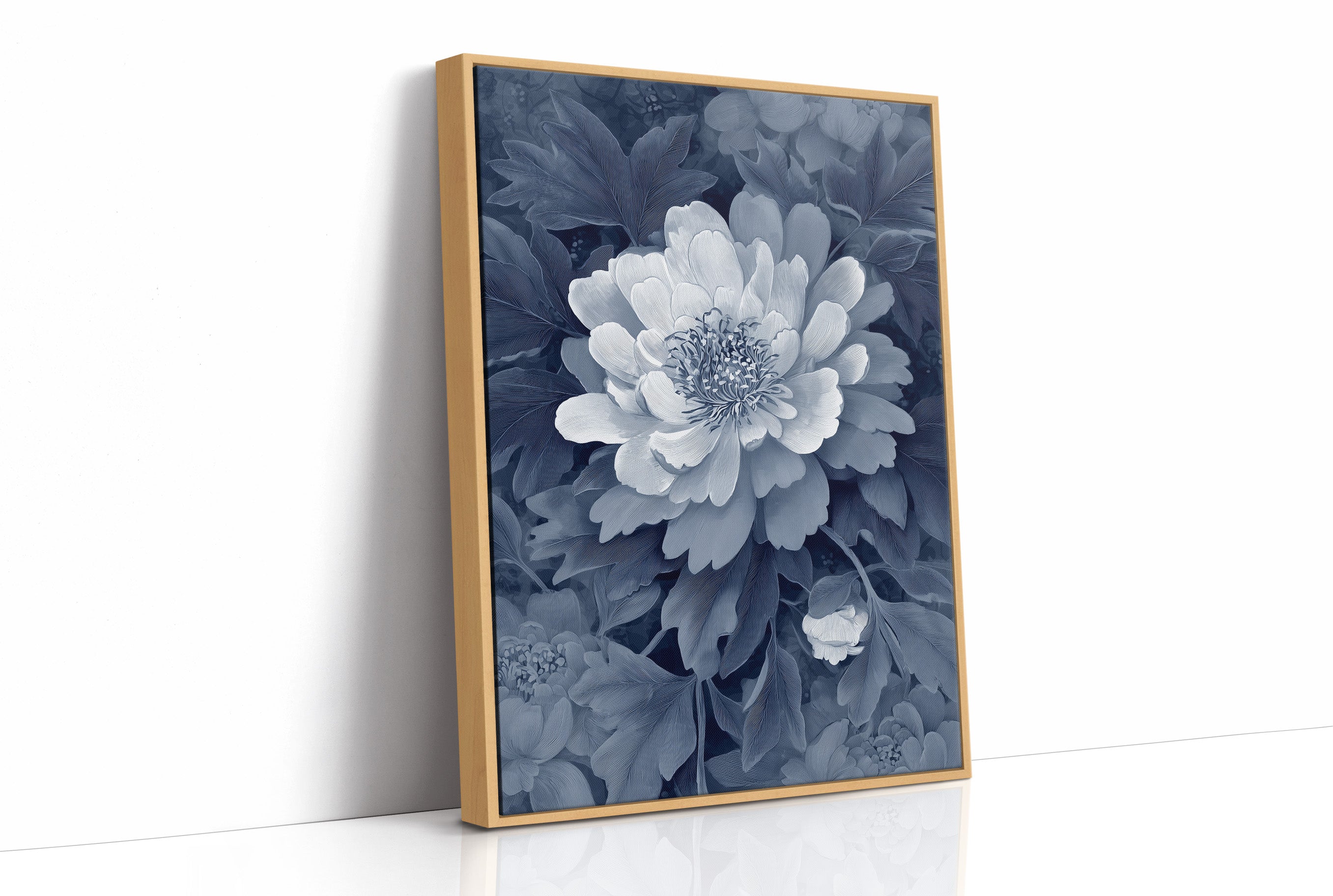 Every Petal In Blue Ink