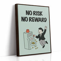 No Risk No Reward Slot Machine Art