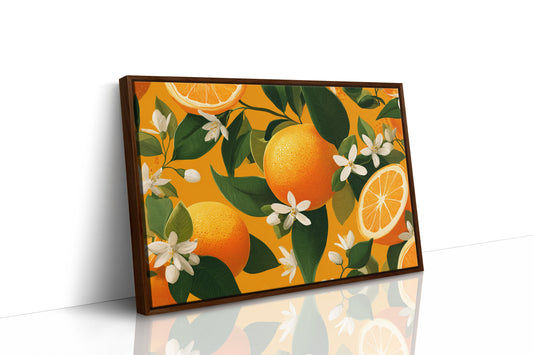 Citrus Blossoms Dance In Sunlight